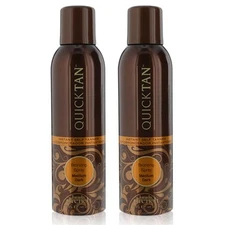 Body Drench QuickTan Instant Self Tanner Bronzing Spray, Salon-Quality Medium/Da