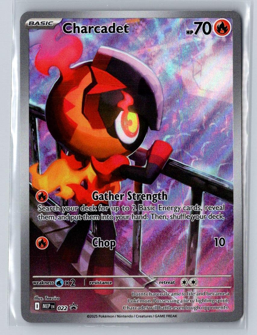 Charcadet 022 Holo Promo ME: Mega Evolution Promo Pokemon Near Mint