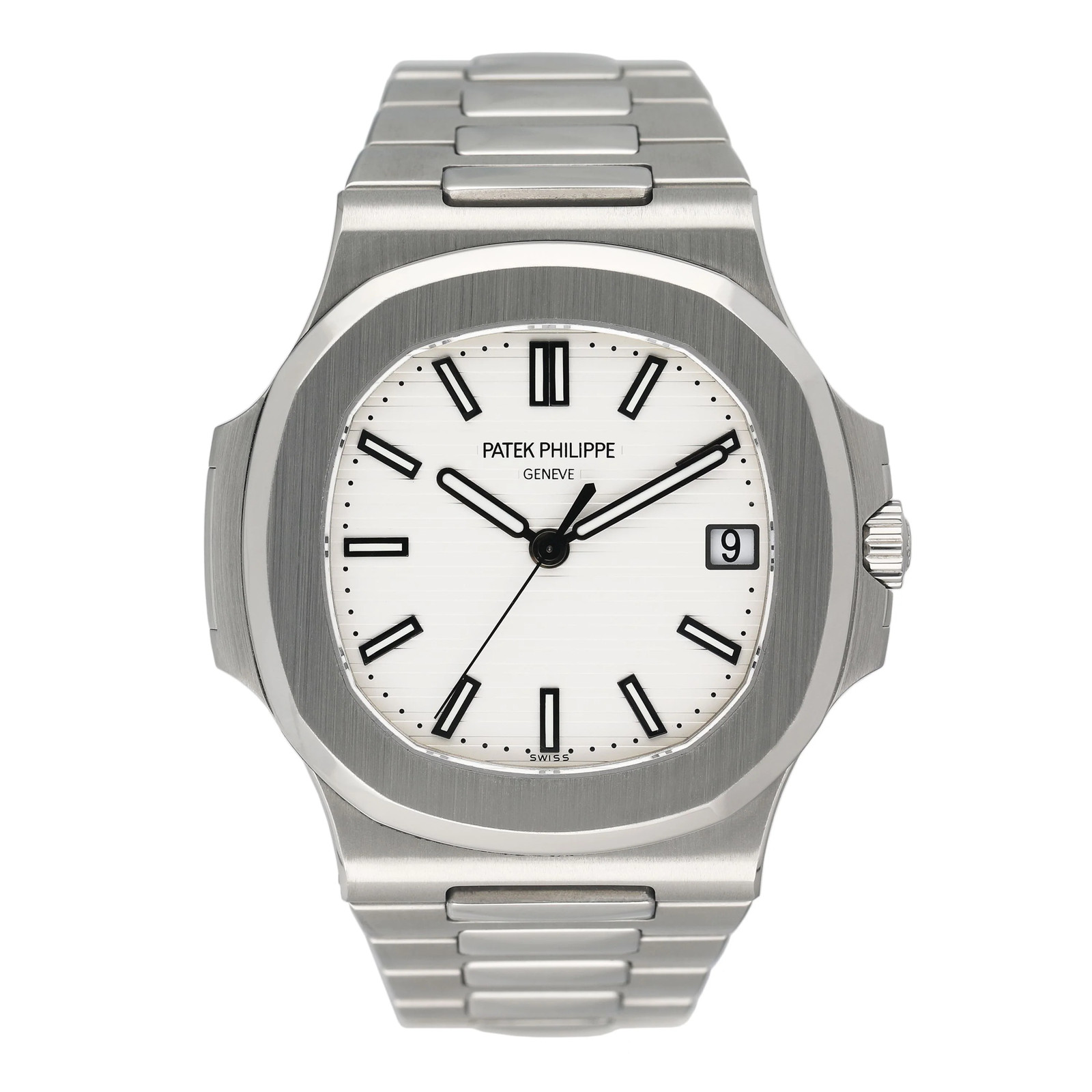 Patek Philippe Nautilus 5711/1A-011 White Dial Mens Watch Box Papers