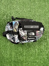 Supreme x The North Face Steep Tech Waist Bag Multicolor Dragon New No Tags ✅