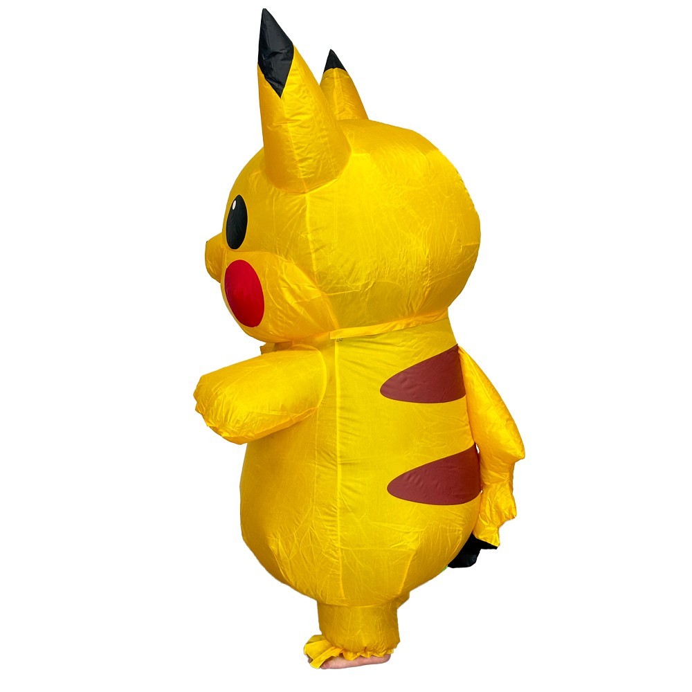 Inflatable Costume Pikachu Kid/Adult Size Full Body Blow Up Cosplay Party Outfit