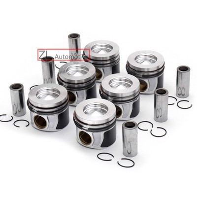 Motor Kolben mit ringe STD Für Audi A4 A5 8W A6 A7 4G Q7 4M 3,0 TDI CTC CRT DMG