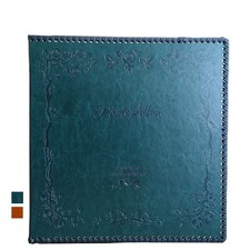 Photo Album Self Adhesive Pages, Large Self-Stick Page Picture Album Leather ...