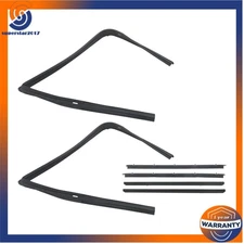 Front Window Sweep & Run Channel Seal 6PC For GMC 82-94 For Chevy Blazer 82-94