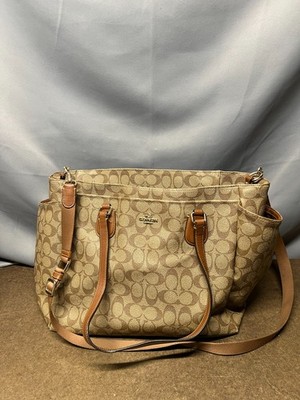 COACH　コーチ　マザーズバッグ　ベビーバッグ　大容量　F35414 Amazon.co.jp: (コーチ)COACH マザーズバッグ シグネチャー ベイビー