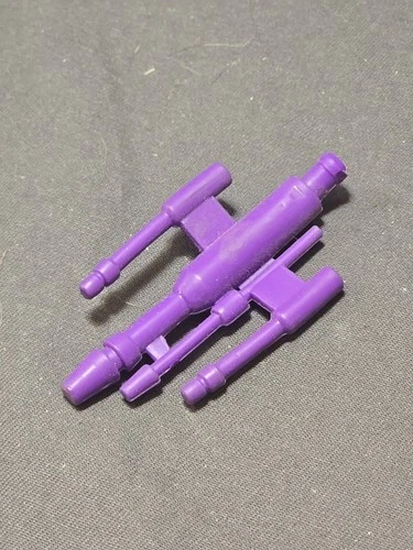 Vtg TMNT Technodrome DOME LASER gun cannon vehicle playset purple accessory part
