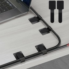 80Pcs Desk Cable Management Cord Organizer Cable Management Kit, Self-Adhesiv...