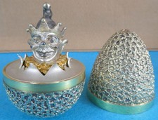 Superb Sterling Silver Gilt Novelty Surprise Egg Box Clown Stuart Devlin 1972