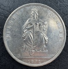 1871-A  Seigestater German States, Prussian Silver Victory Thaler KM#500