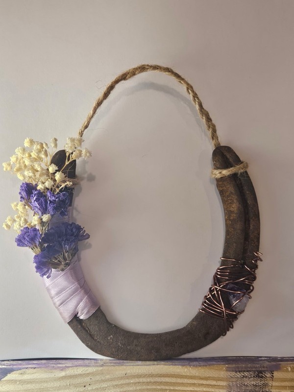 Forget Me Not Lucky Horseshoe