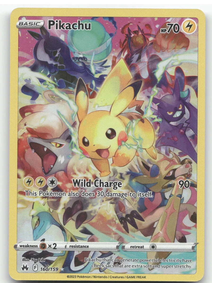 ピカチュウ 160/159 ドイツ語版　【美品】　プレシャス Pikachu 160/159 Crown Zenith for sale | eBay