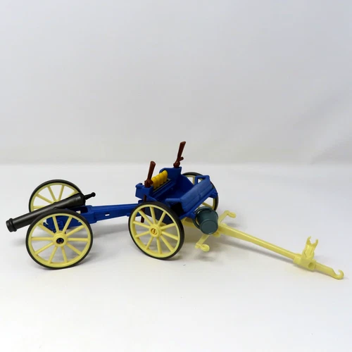 Playmobil 3244 Blue Western Union Soldier Car Artillery Set Vintage