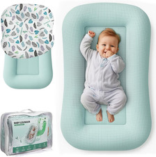 Baby Lounger for Newborn - Infant Lounger 0-24 Months with Lounger Cover, Coolin
