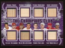 2019 Leaf Lumber Kings The Champions Club Stick Howe Fedorov Yzerman Sawchuk /12