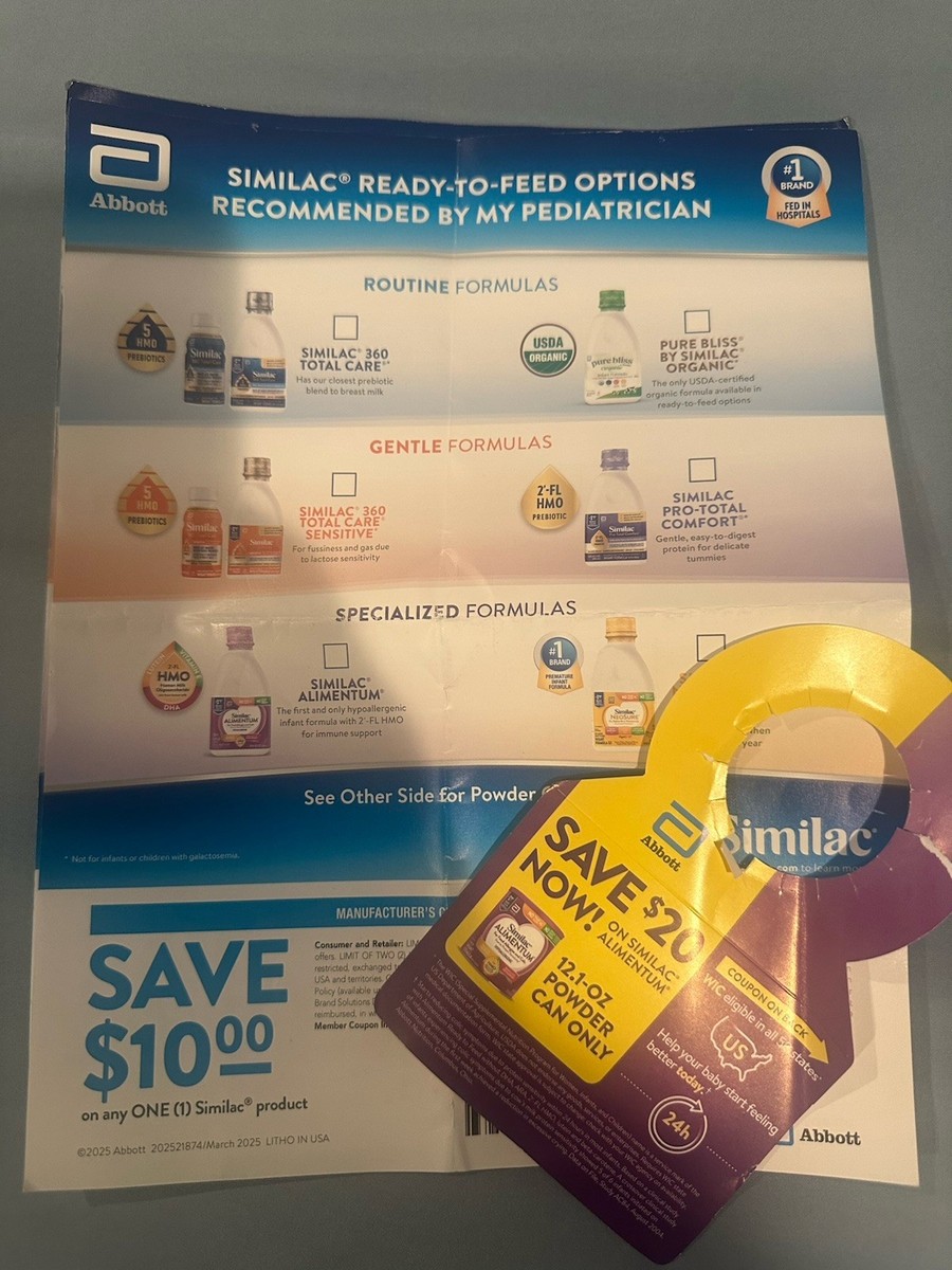 Alimentum Ready Similac Alimentum Coupons 2020 Similac Formula