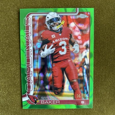 新品LP BAKER'S DOZEN: BUDAMUNK 激レア 2025 Topps Chrome Green Lava Refractor Budda Baker /99 Arizona