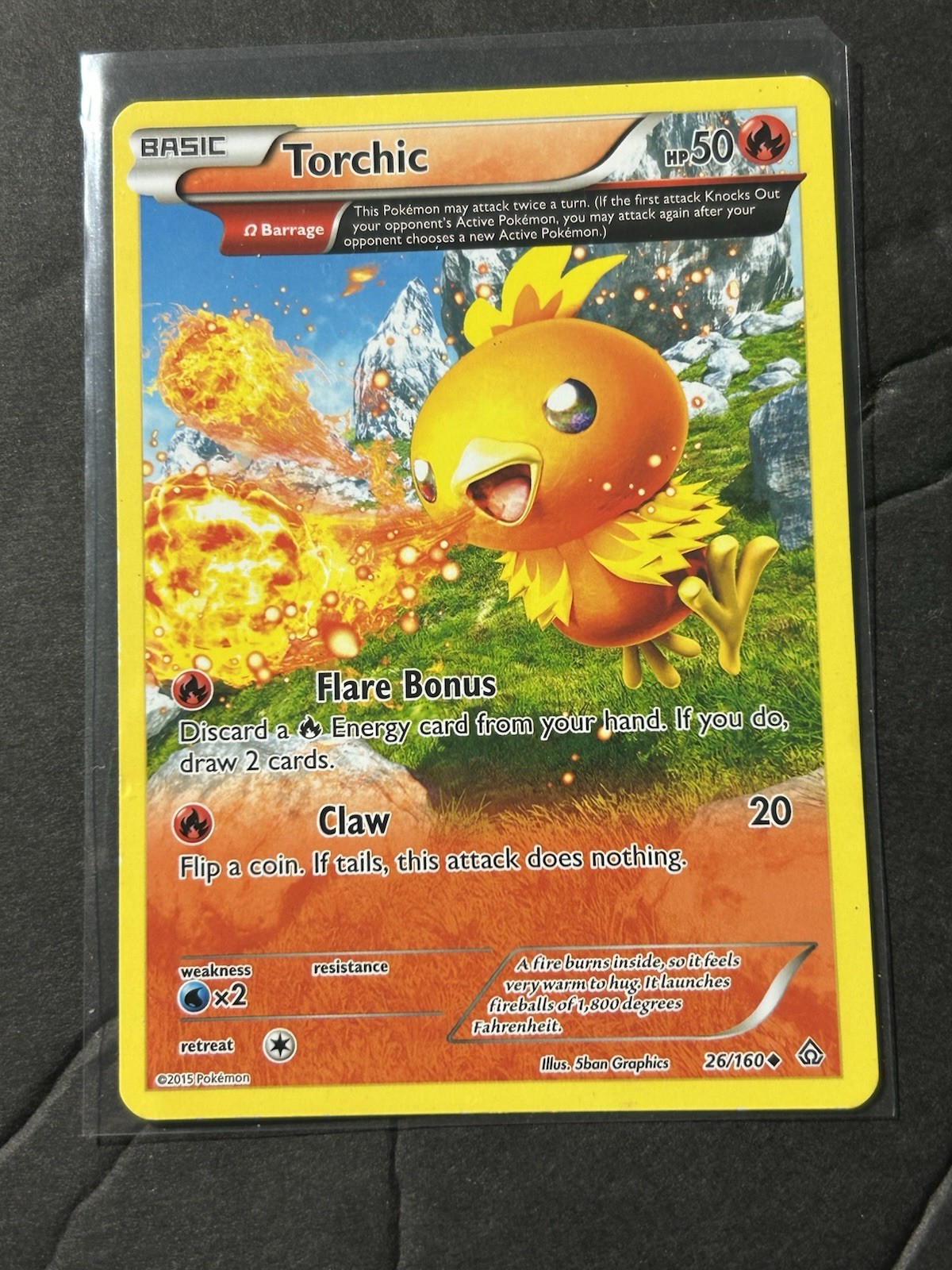 Torchic 26/160 - Primal Clash Uncommon - Pokemon Card TCG