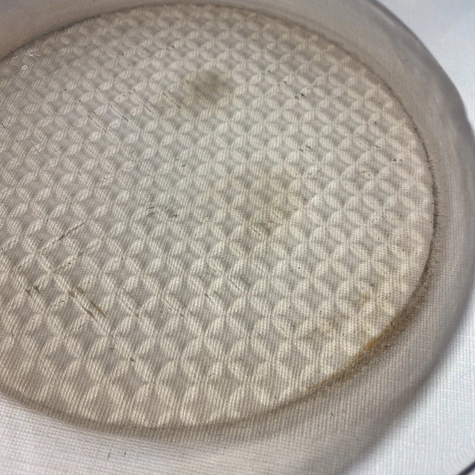 Sartén vintage Corning Ware Visions ámbar de vidrio Pyrex de 10" con fondo de gofre Foto 4 de 4