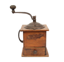 Antique Cast Iron Top Coffee Grinder Imperial Arcade Mfg. Co 1888 Wooden Drawer