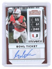 2020 Panini Contenders Draft Picks #216 Shaquille Quarterman Bowl Ticket #/99