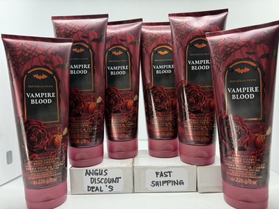 Bath & Body Works 6PCS VAMPIRE BLOOD ultimate Hydration BODY CREAM, 8oz, NEW ￼