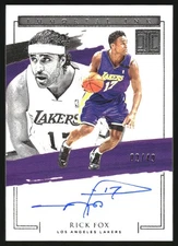 2020-21 Panini Impeccable Immortal Ink #38 Rick Fox Autograph /49