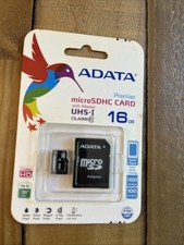 Micro SDHC Card w/ Adapter - 16GB Memory Card Class 10 by ADATA
