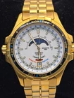 Vintage Seiko Tidemaster Moon Phase Tidal 41mm White Date Dial Mens Watch
