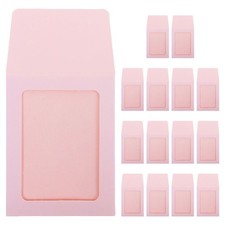  15 Pcs Simple Style Cardholders Cards Sleeves Displaying Covers Clear Protector