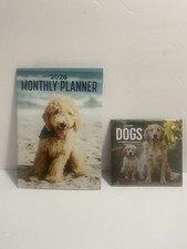 Calendar Dogs Puppies 5.6x5.5 Monthly Posters 2026 Dogs 16 Month  Planner 2026