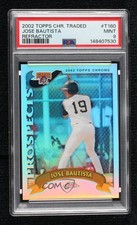 2002 Topps Chrome Traded & Rookies Refractor Jose Bautista #T180 PSA 9 MINT 4f5