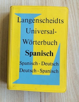 Spanien Spanisch Langenscheidts Taschenwörterbuch Spanisch zweisprachig