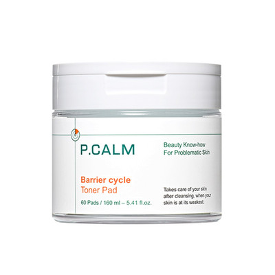 P.Calm Barrier Cycle Toner Pad 60Pads 160ml (5.41oz)