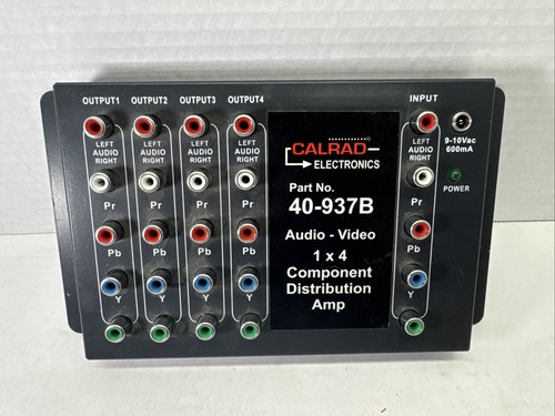 Calrad Component Video Distribution Amplifier 40-937B Tested Working