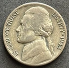 Photo of a 1943-D Jefferson Nickel from an eBay listing that sold on Jul 16, 2026