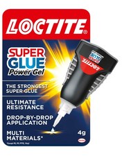 Super Glue Power Gel 1x4g Clear Flexible Non Drip Adhesive for Vertical Surfaces