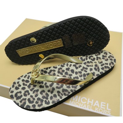 Michael Kors Women's Jet Set Cheetah Print Flip-Flop 6 193572064324 | eBay