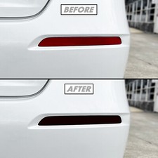 For 2022-2024 Honda Civic Sedan Rear Reflectors Smoke Precut Vinyl Tint Overlays