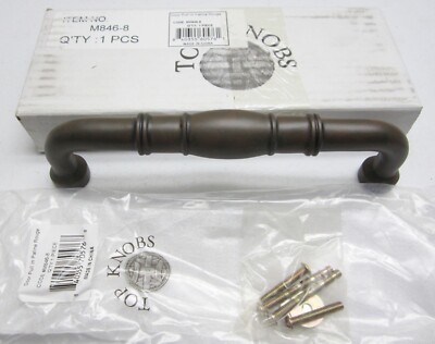 NEW Top Knobs NORMANDY 8'' c-c HANDLE APPLIANCE DOOR PULL, Patine Rouge Finish