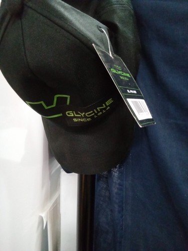 Glycine Baseball Hat Men's - Black, Green NEW With Tag 459