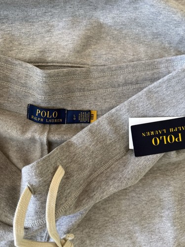 Polo Ralph Lauren Oso Polar Sudadera Pantalones Sudadera Conjunto Gris Grande Nuevo RL Crew - Imagen 5 de 9