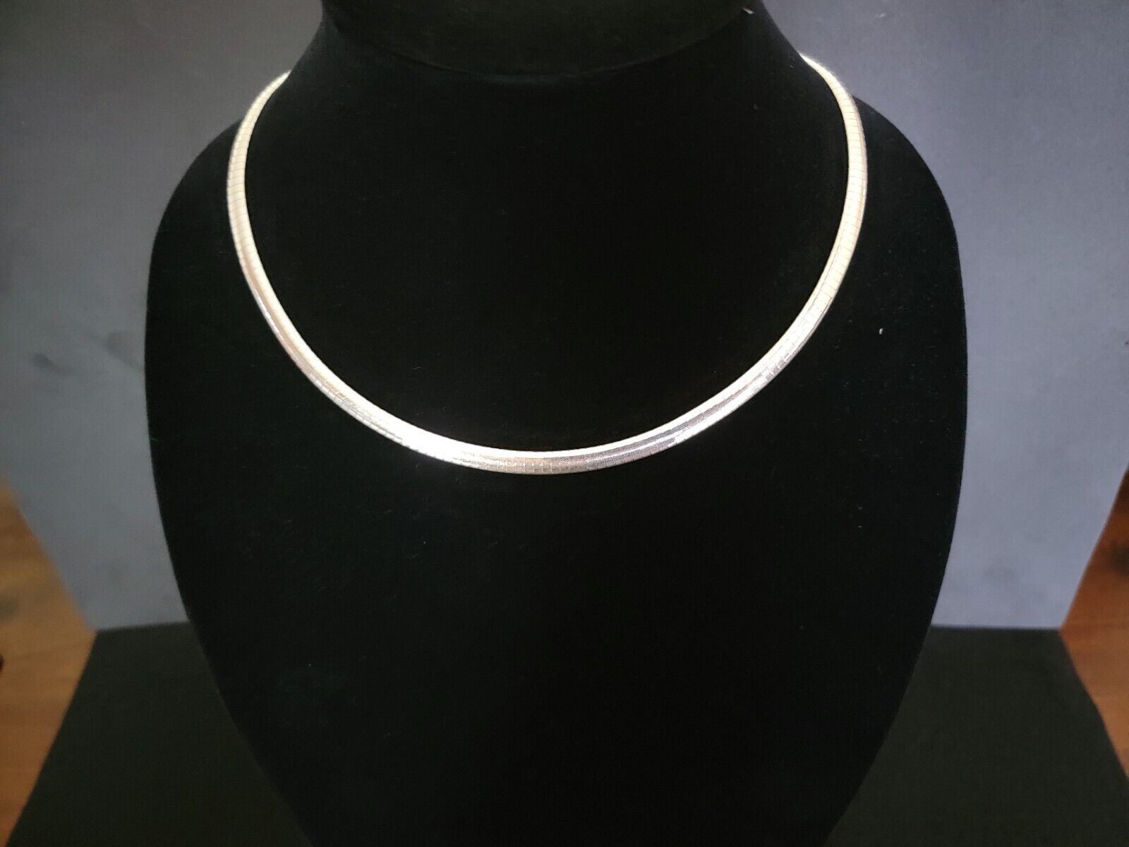 .925 Sterling Silver Choker Necklace (pre-owned) … - image 1