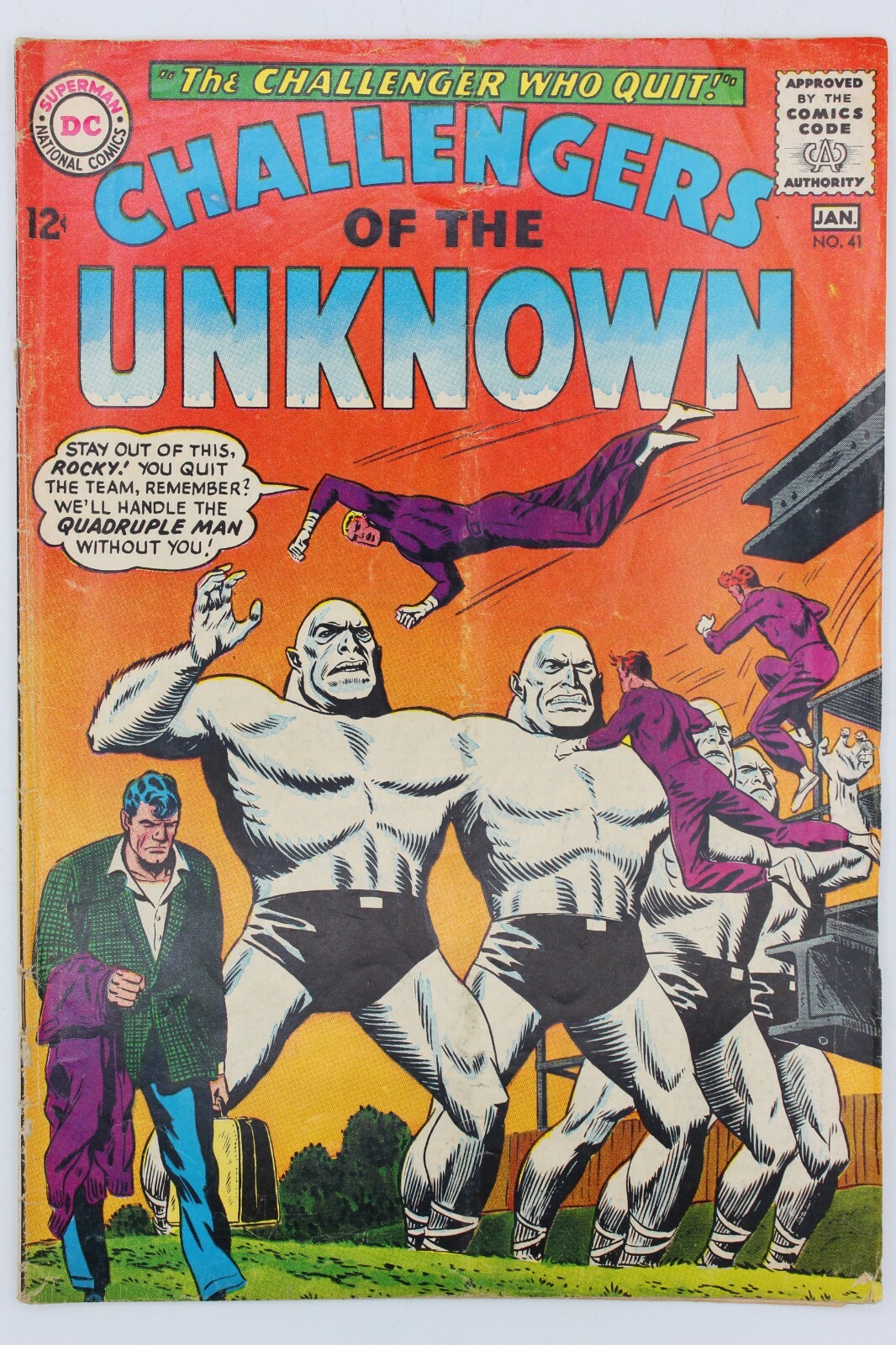 Challengers of the Unknown Issue No.41 DC 1964 Silver-Age