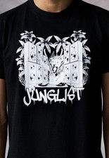 Drum and Bass Lion DJ T Shirt n & Music Jungle Neurofunk Junglist Amen Men's Tee