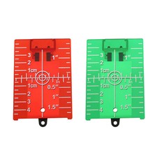 2x Laser Level Reflector Target Board Bracket Board for Alignment Measurement