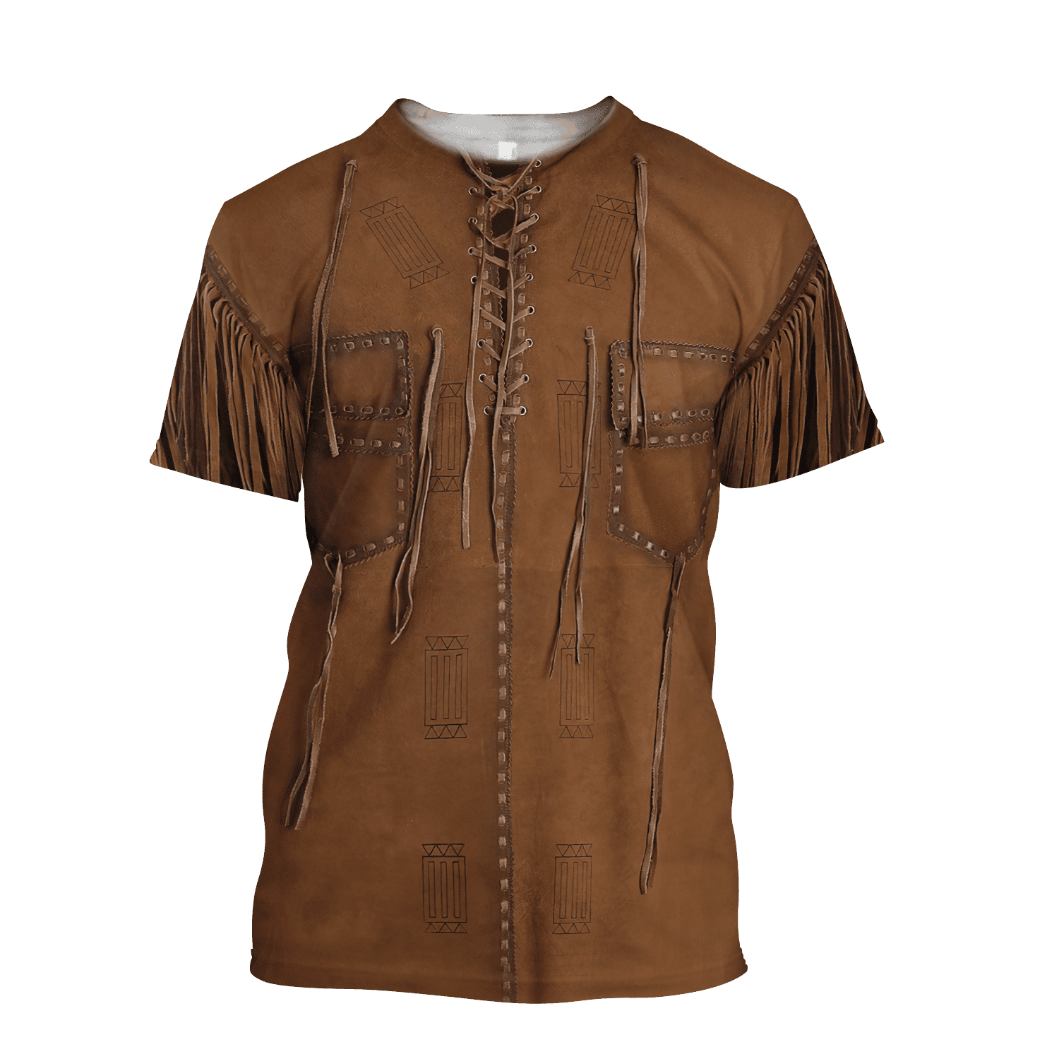 Cowboy Jacket No Cosplay 3D Over Printed Unisex Deluxe t-Shirt , 3D Printed Tee