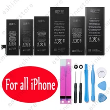 OEM Replacement Internal Battery For iPhone 4 4S 5 5C 5S 6 6S 7 Plus + Tools Lot