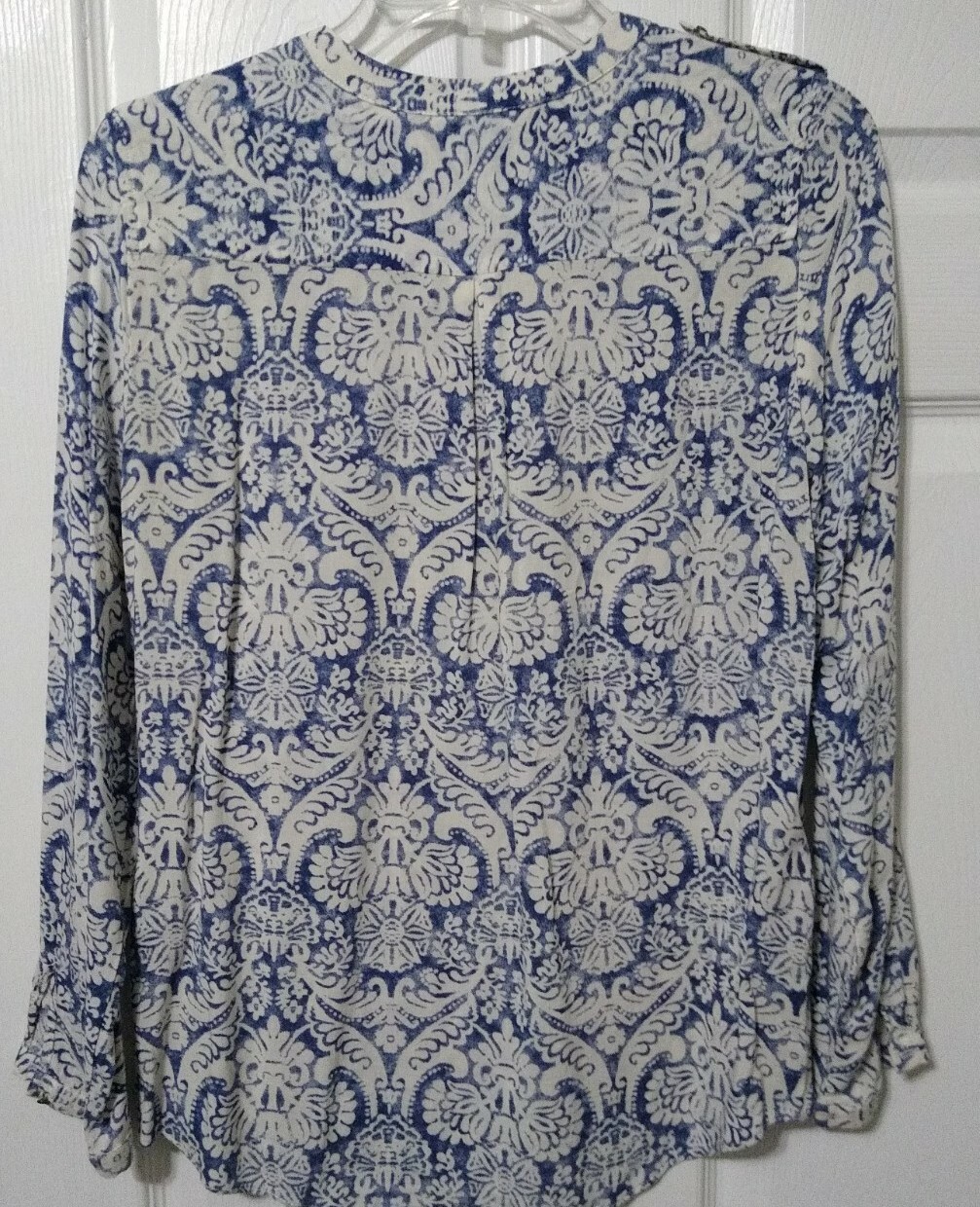 ZARA Basic Women's Button down split neck Tunic b… - image 3