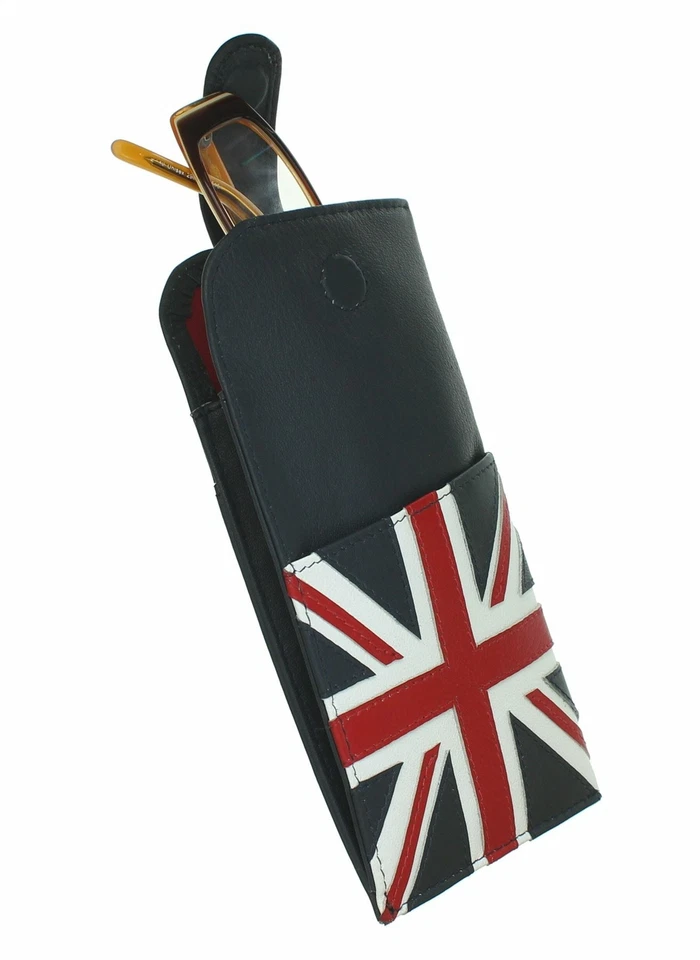 Mala Leather Union Jack Collection Leder Brillenetui 5145_29