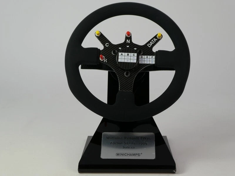 MINICHAMPS Steering Wheel Lenkrad Williams FW16 Ayrton Senna 1994 1/2 254940002 - Bild 2 von 3